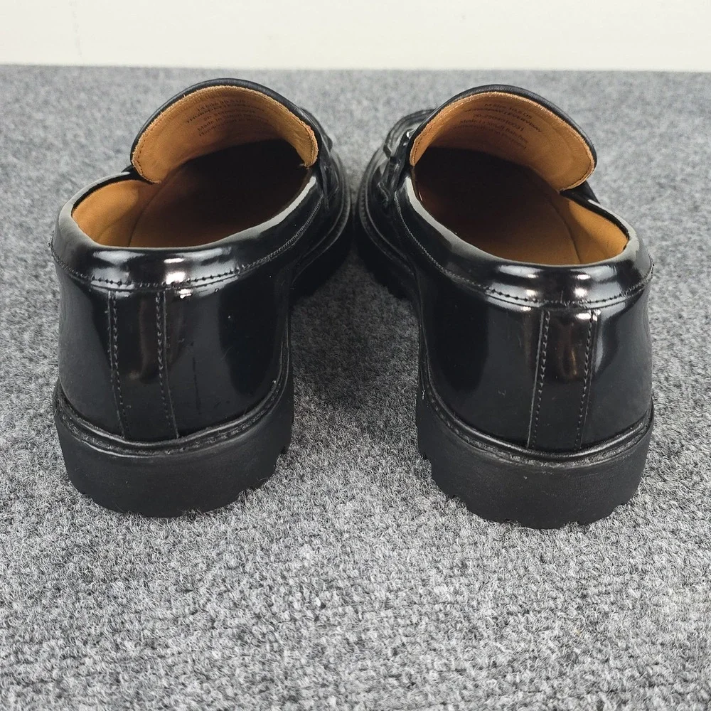 Thursday Boot Company Black Leather Loafer Dress Shoes Horsebit Men's Size 10.5